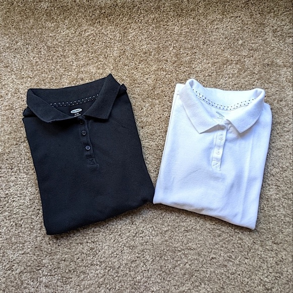 Old Navy Girls Fitted Uniform Polo Bundle size XL